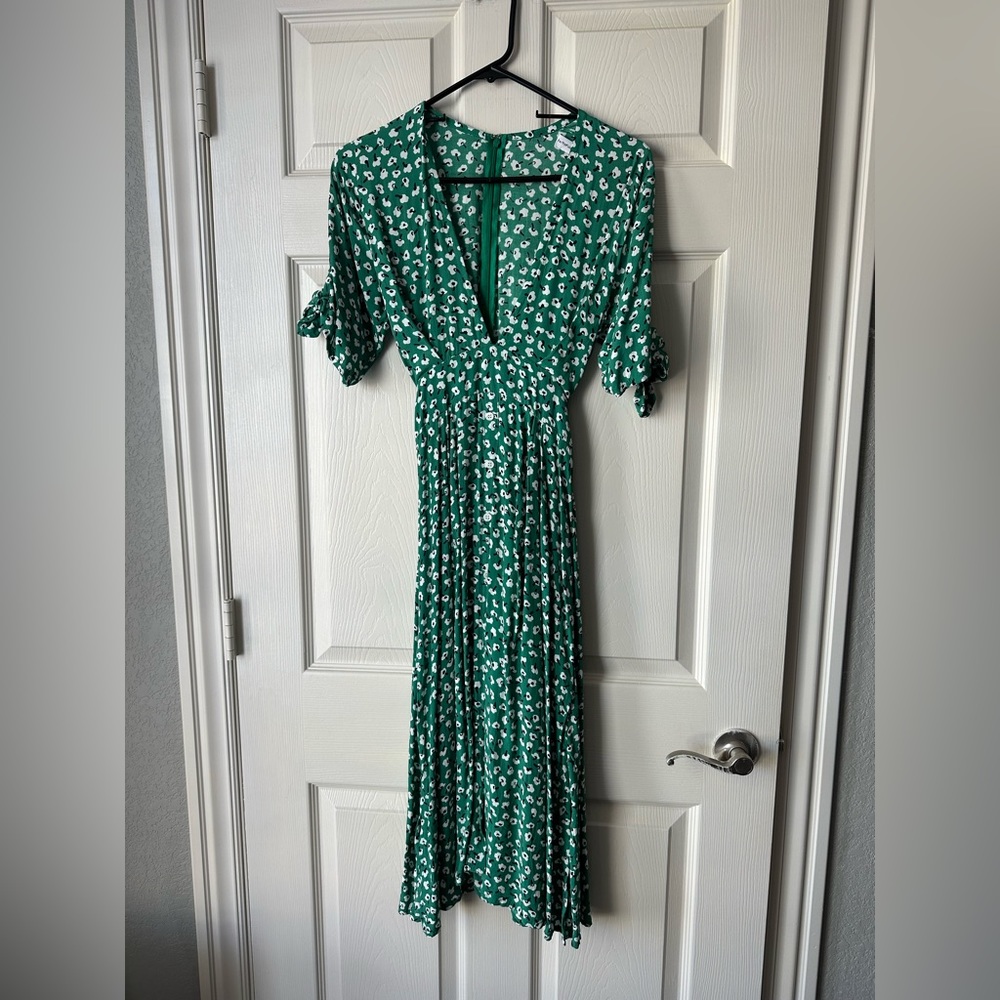 FAITHFULL THE BRAND Nina Midi Dress size 8 - Picture 4 of 13